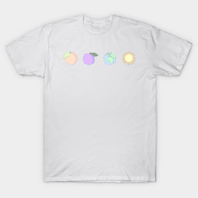 the front bottoms - peach T-Shirt by tonguetied